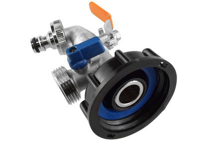 IBC 2” S60X6 Cap with Double Tap ¾” BSP - Best4Trade-Retail