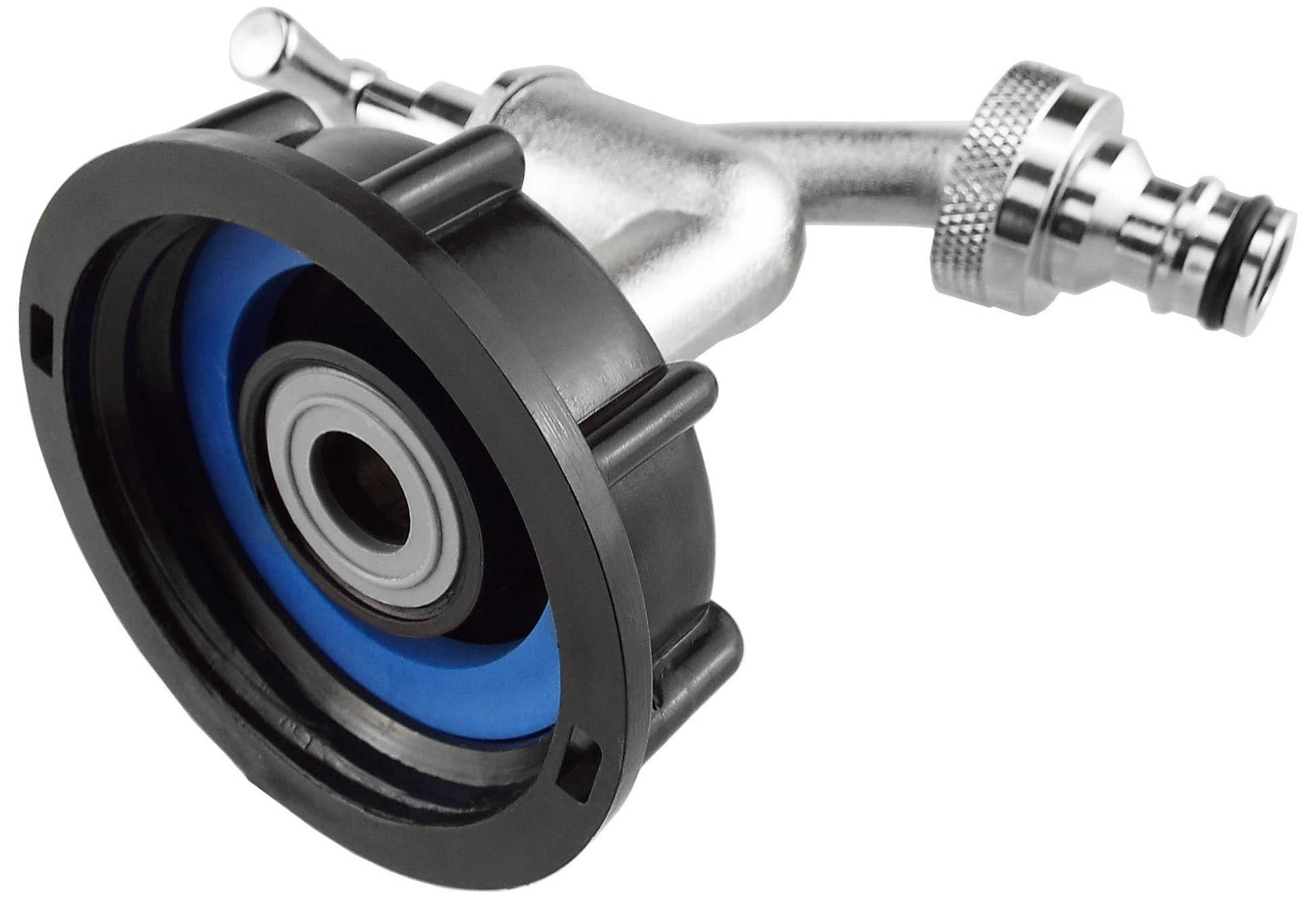 IBC 2” S60X6 Cap with Quick Connect Nickle Plated Bib Tap ½” BSP - Best4Trade-Retail