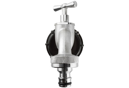IBC 2” S60X6 Cap with Quick Connect Nickle Plated Bib Tap ¾” BSP - Best4Trade-Retail