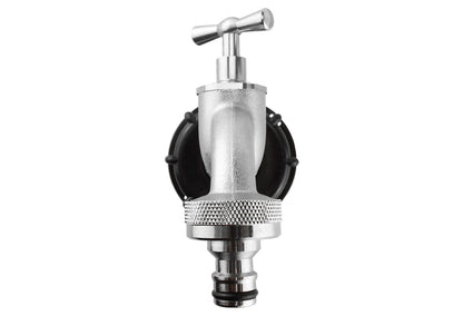 IBC 2” S60X6 Cap with Quick Connect Nickle Plated Bib Tap ¾” BSP - Best4Trade-Retail