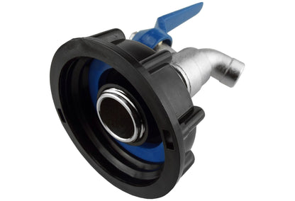 IBC 2” S60X6 Cap with Basic Garden Tap ¾” BSP - Best4Trade-Retail