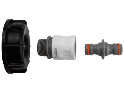 IBC 2” S60X6 Cap with ¾” BSP Threaded Hose Connector and Double Male WL - Best4Trade-Retail