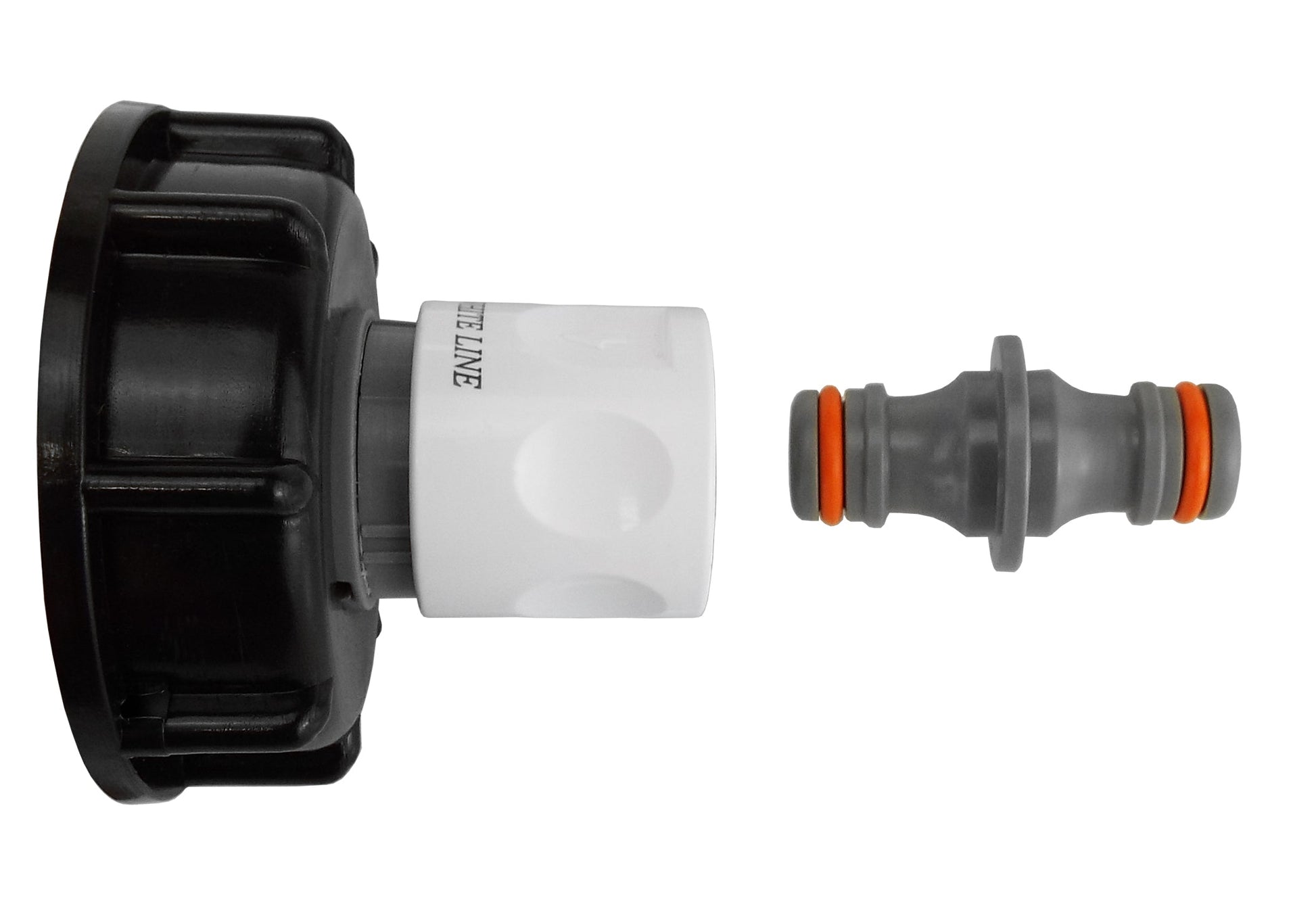 IBC 2” S60X6 Cap with ¾” BSP Threaded Hose Connector and Double Male WL - Best4Trade-Retail