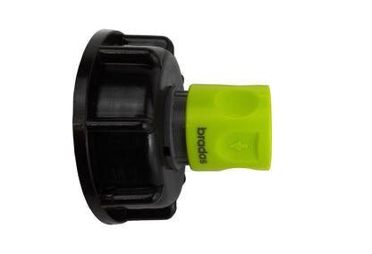 IBC 2” S60X6 Cap with ¾” BSP Threaded Hose Connector Lime - Best4Trade-Retail