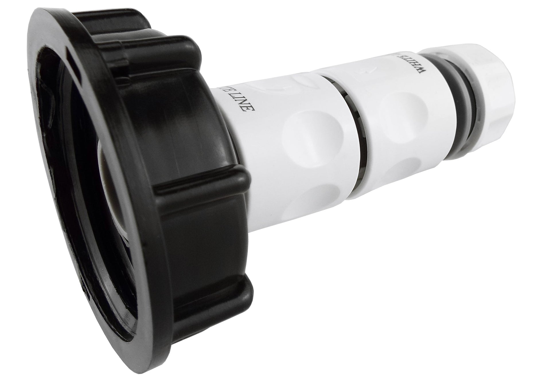 IBC 2” S60X6 Cap with Threaded Hose Fitting, Double Male and Hose Connector WL - Best4Trade-Retail