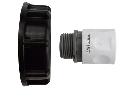 IBC 2” S60X6 Cap with ¾” BSP Threaded Hose Connector WL - Best4Trade-Retail