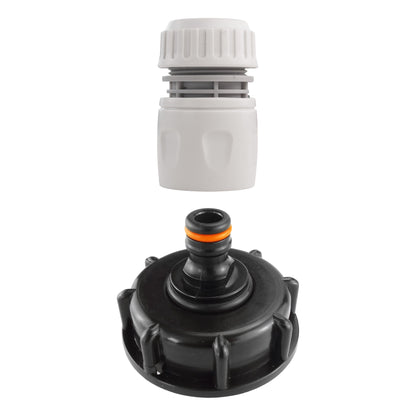 IBC 2” S60X6 Cap with Male Quick Connector and Hose Connector - Best4Trade-Retail