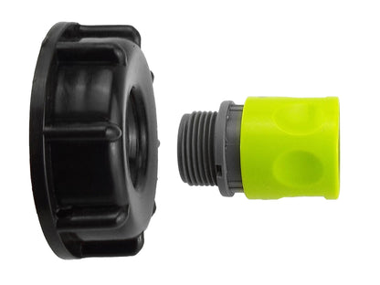 IBC 2” S60X6 Cap with ¾” BSP Threaded Hose Connector Lime - Best4Trade-Retail