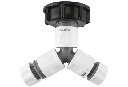 IBC 2” S60X6 Cap with ¾” BSP Threaded Hose Connector, Three Way and Hose Connectors - Best4Trade-Retail