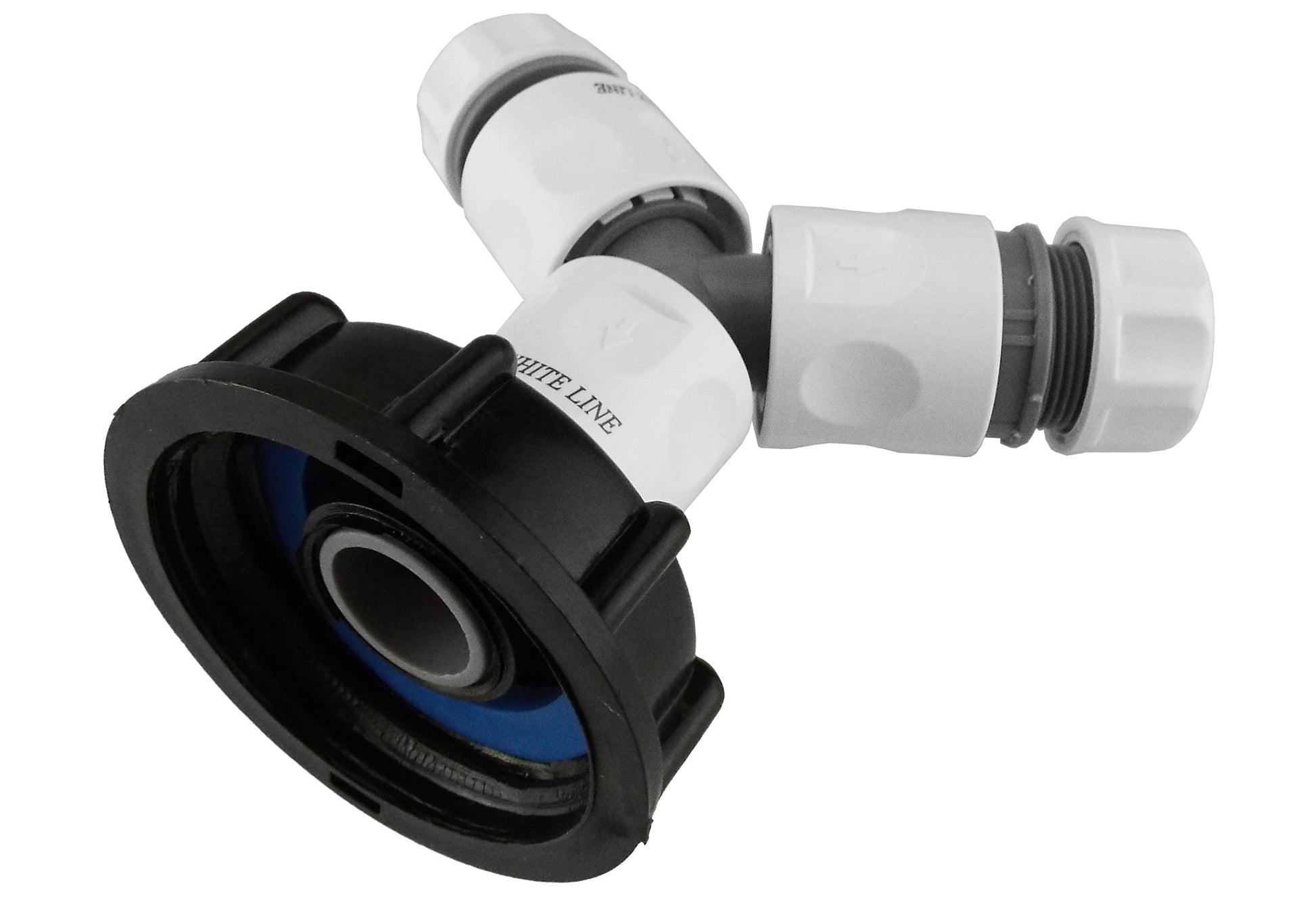 IBC 2” S60X6 Cap with ¾” BSP Threaded Hose Connector, Three Way and Hose Connectors - Best4Trade-Retail