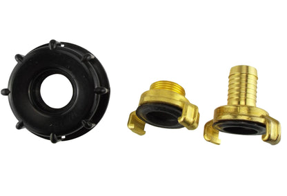 IBC 2” S60X6 Cap with Geka Type Fittings 19mm Barb - Best4Trade-Retail