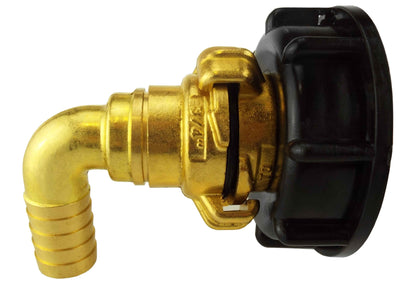 IBC 2” S60X6 Cap with Geka Type Fittings 25mm Barb Swivel Elbow - Best4Trade-Retail