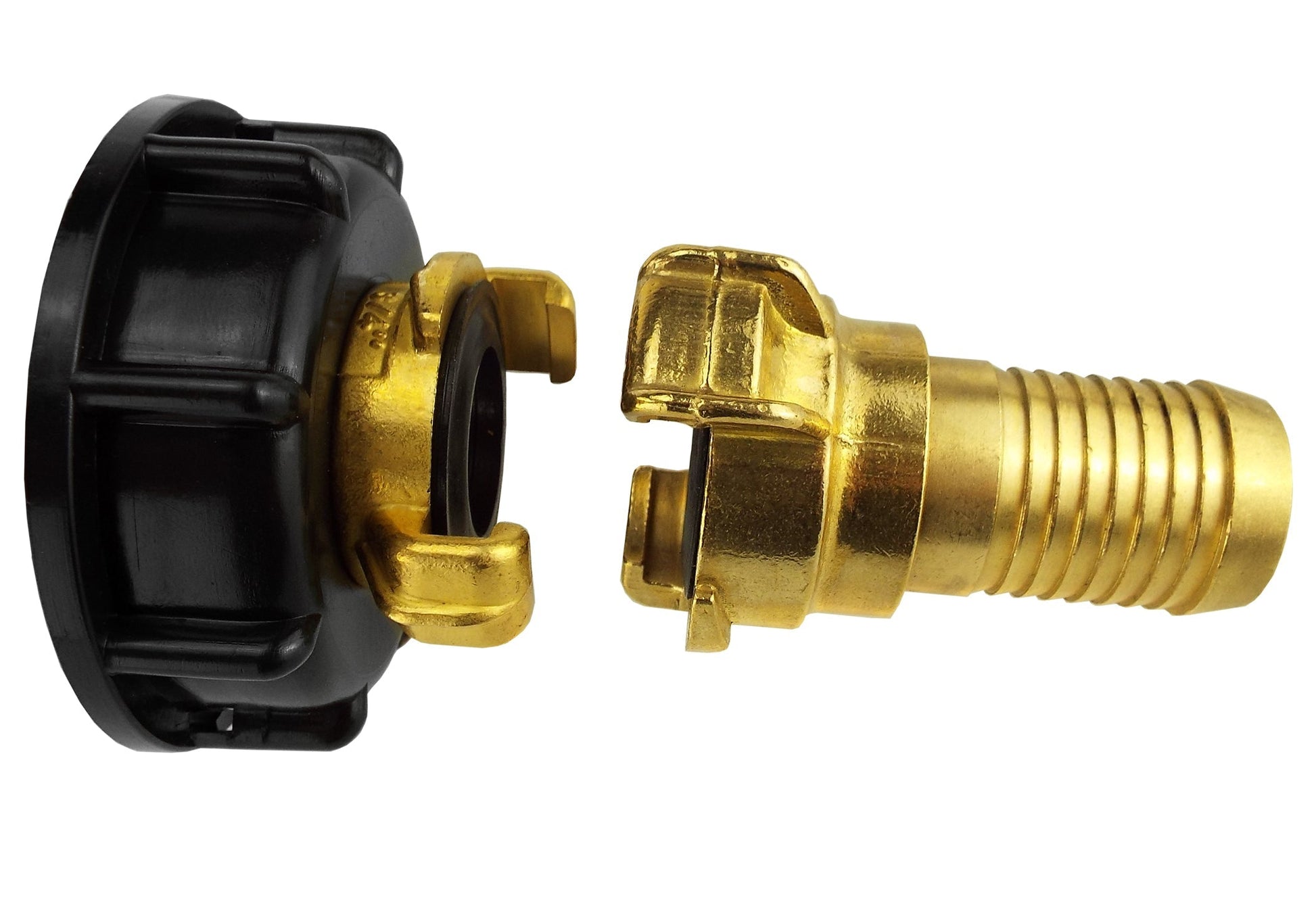 IBC 2” S60X6 Cap with Geka Type Fittings 13mm Barb Swivel - Best4Trade-Retail