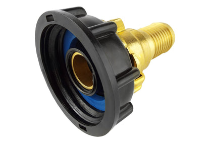IBC 2” S60X6 Cap with Geka Type Fittings 13mm Barb Swivel - Best4Trade-Retail