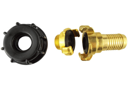 IBC 2” S60X6 Cap with Geka Type Fittings 25mm Swivel Barb - Best4Trade-Retail