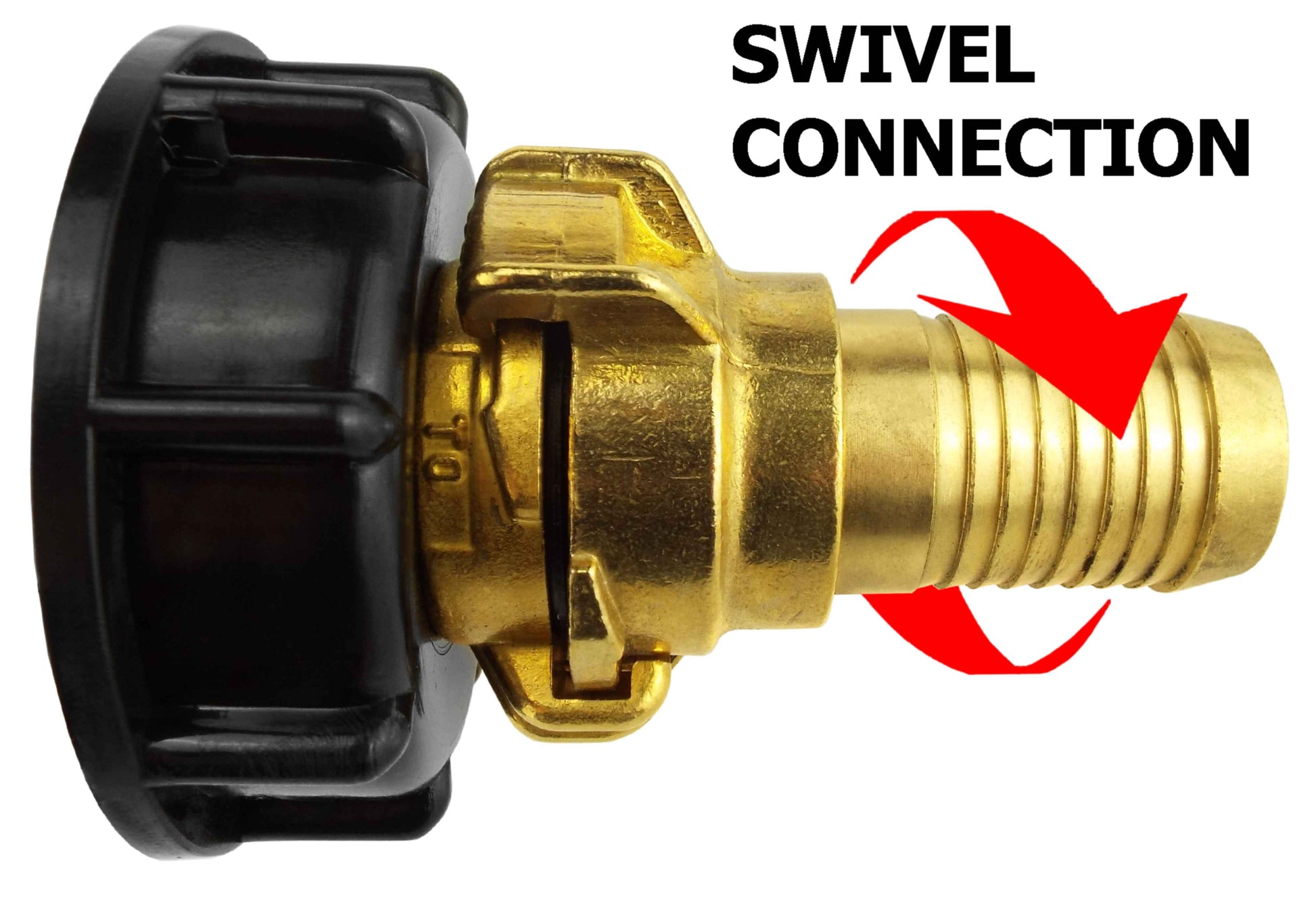 IBC 2” S60X6 Cap with Geka Type Fittings 25mm Swivel Barb - Best4Trade-Retail