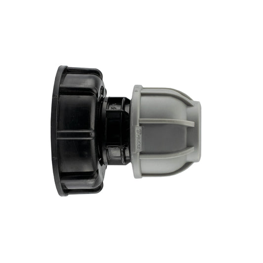 IBC 2” S60X6 Cap with 20mm MDPE Straight - Best4Trade-Retail