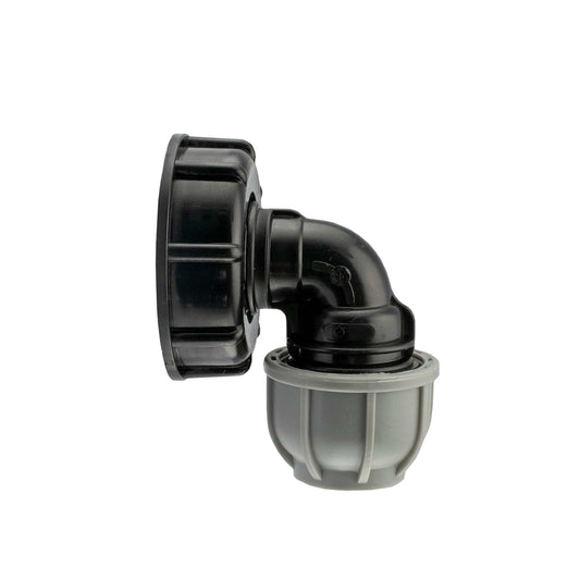 IBC 2” S60X6 Cap with 25mm MDPE Elbow - Best4Trade-Retail