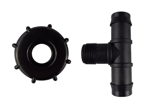 IBC 2” S60X6 Cap with 25mm Barbed Tee - Best4Trade-Retail