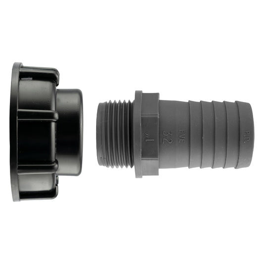 IBC 2” S60X6 Cap with 32mm Barb Straight - Best4Trade-Retail