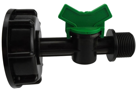 IBC 2” S60X6 Cap with ¾” BSP Male Threaded Irrigation Valve - Best4Trade-Retail
