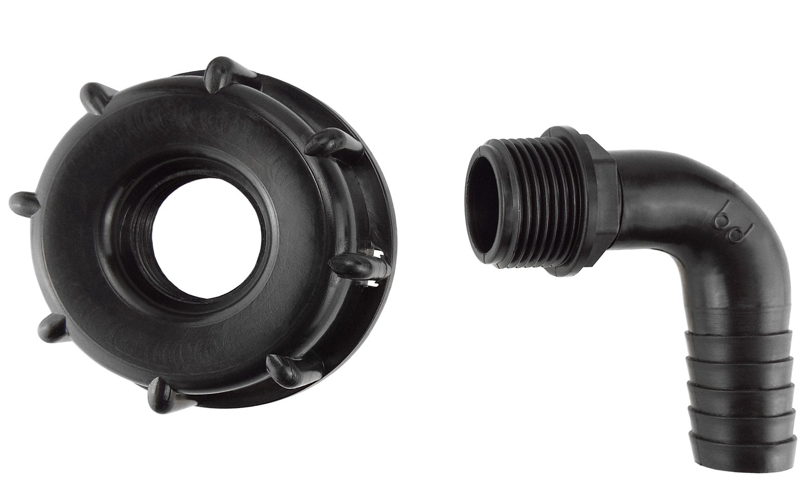 IBC 2” S60X6 Cap with Pond Elbow 20mm Barb - Best4Trade-Retail
