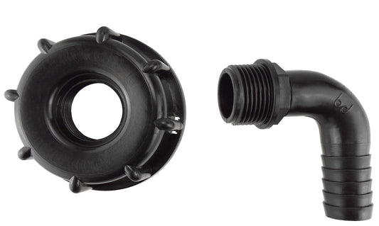 IBC 2” S60X6 Cap with Pond Elbow 20mm Barb - Best4Trade-Retail