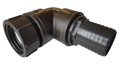 IBC 2” S60X6 Cap with 2” BSP Elbow and 50mm Barb Straight - Best4Trade-Retail