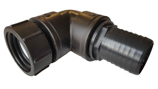 IBC 2” S60X6 Cap with 2” BSP Elbow and 50mm Barb Straight - Best4Trade-Retail