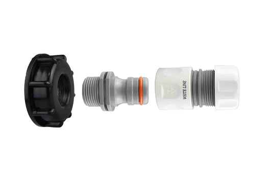 IBC 2” S60X6 Cap with Max Flo Hose Connectors Set - Best4Trade-Retail