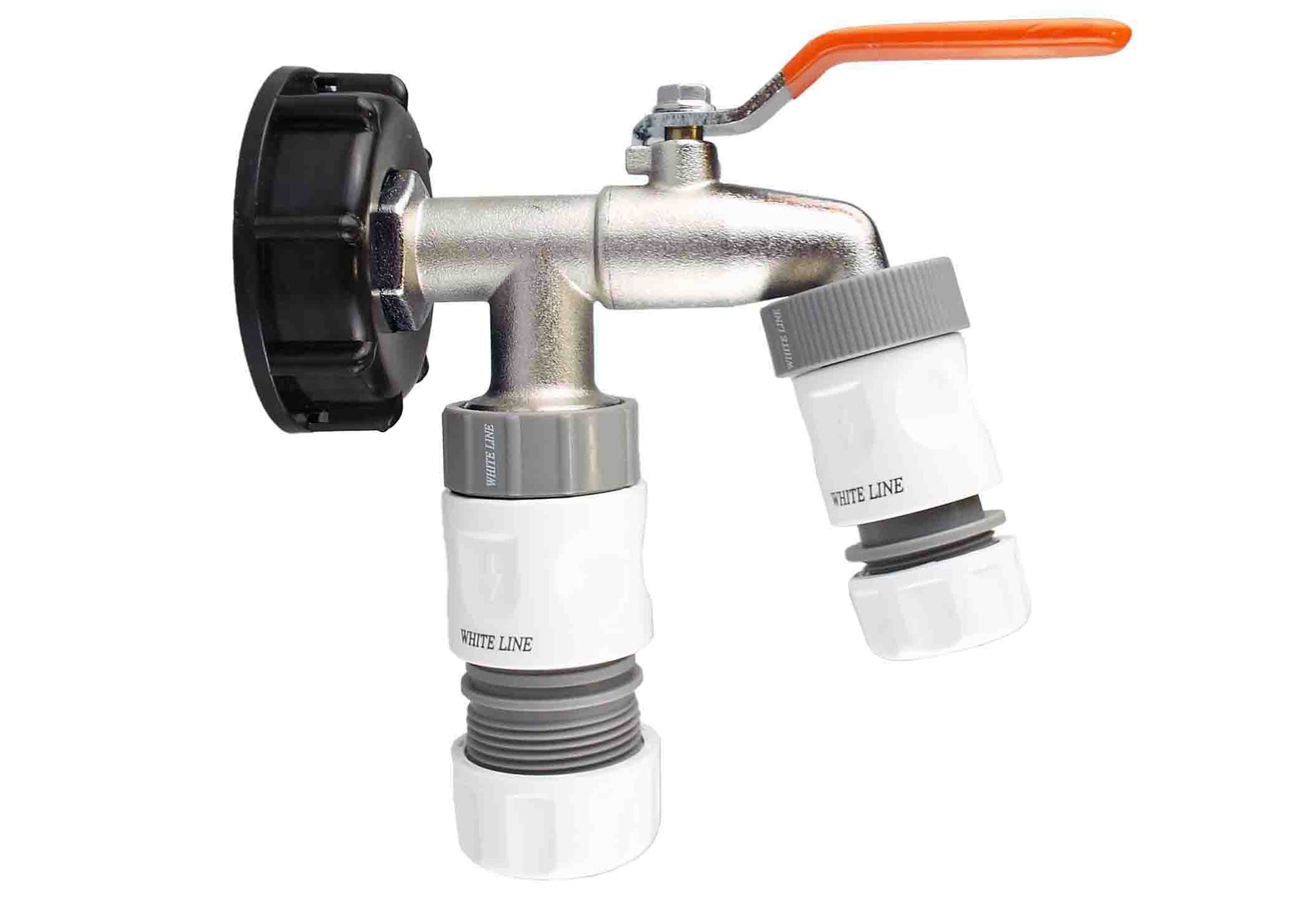 IBC 2” S60X6 Cap with Double Lever Tap, 1 x Max Flo Outlet and 1 x Standard Outlet - Best4Trade-Retail