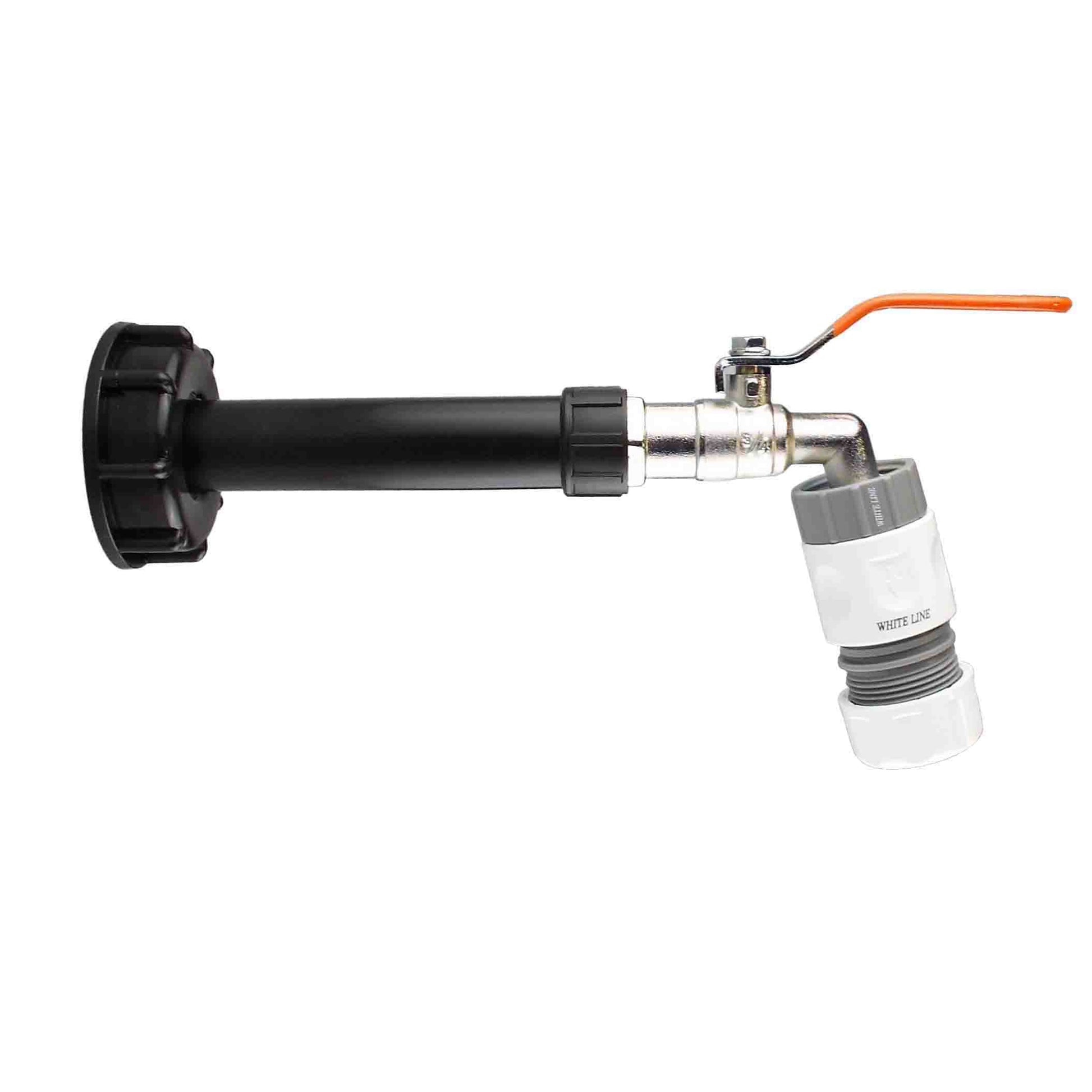 IBC 2” S60X6 Cap with Water Filter, Lever Tap and Max Flo Hose Connectors Set - Best4Trade-Retail