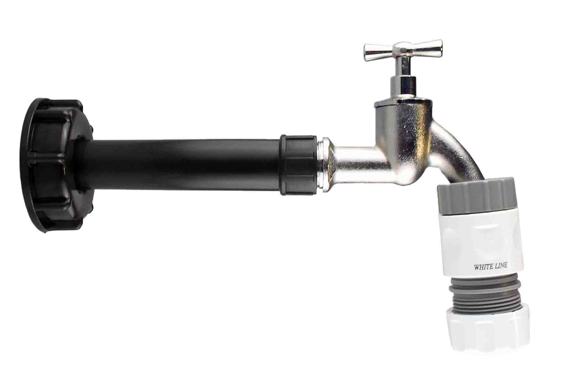 IBC 2” S60X6 Cap with Water Filter, Bib Tap and Max Flo Hose Connectors Set - Best4Trade-Retail