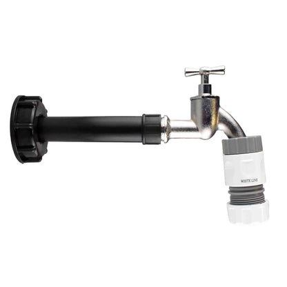 IBC 2” S60X6 Cap with Water Filter, Bib Tap and Max Flo Hose Connectors Set - Best4Trade-Retail