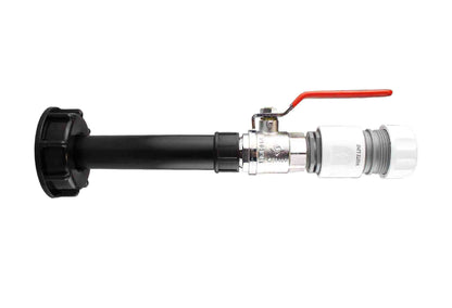 IBC 2” S60X6 Cap with Water Filter, Lever Valve and Max Flo Hose Connectors Set - Best4Trade-Retail