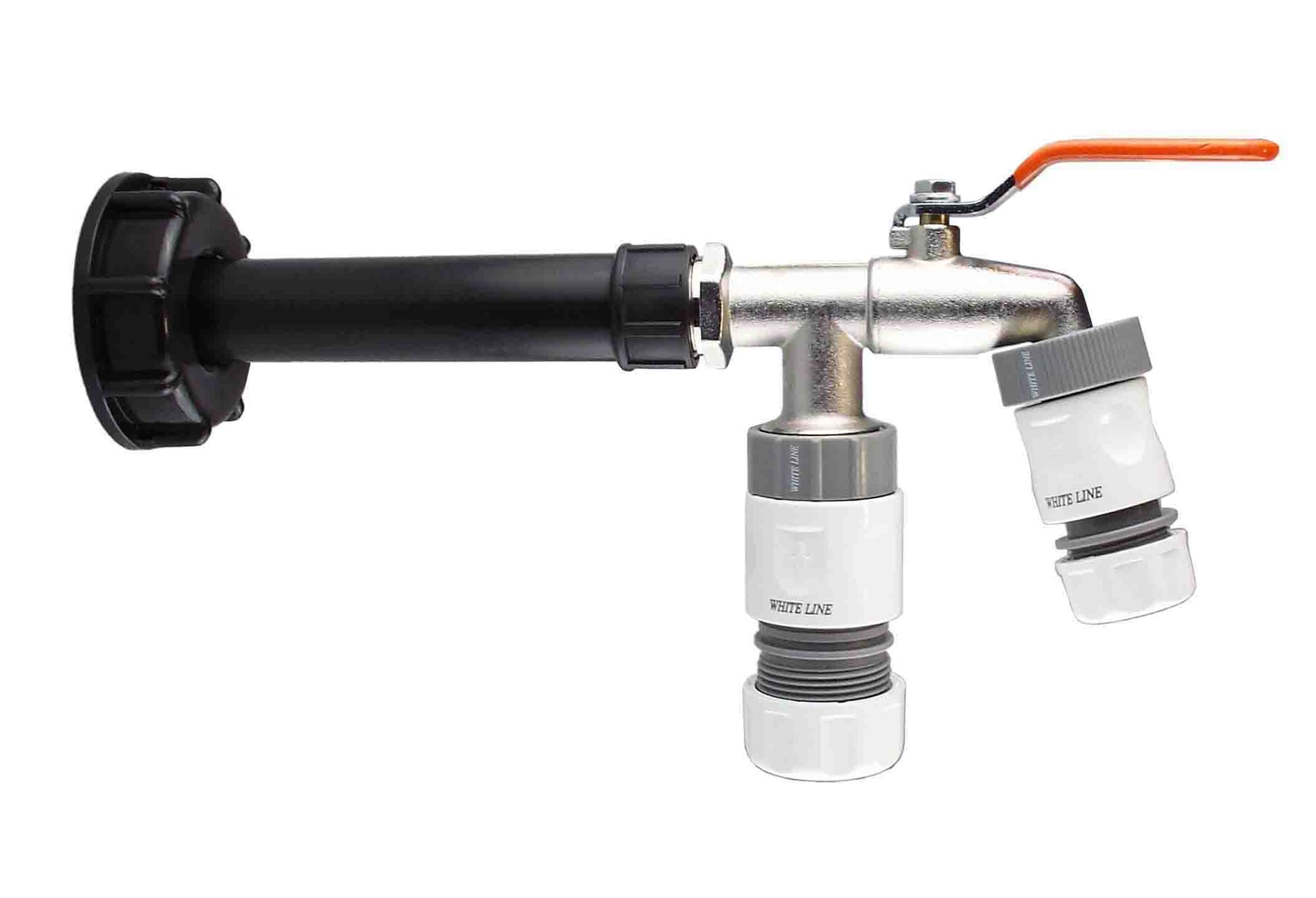 IBC 2” S60X6 Cap with Water Filter, Double Tap, 1 x Max Flo Outlet and 1 x Standard Outlet - Best4Trade-Retail