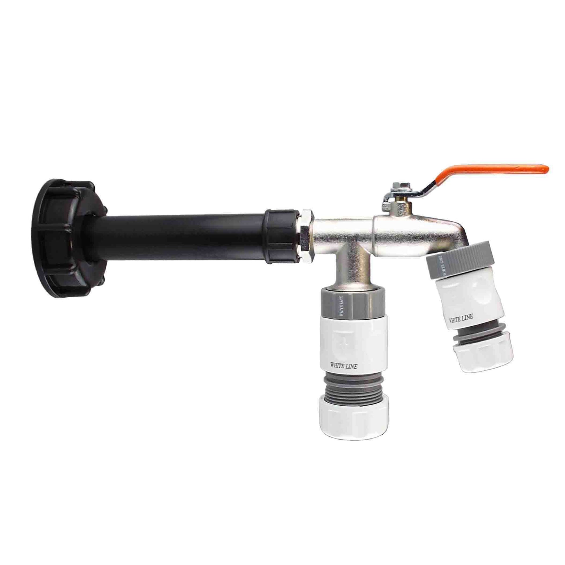 IBC 2” S60X6 Cap with Water Filter, Double Tap, 1 x Max Flo Outlet and 1 x Standard Outlet - Best4Trade-Retail