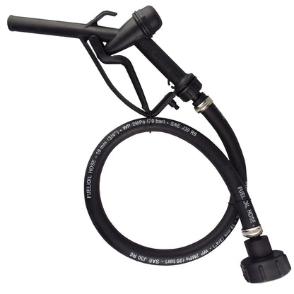 Fuel Gun with 1" Rubber Hose & Tank Adaptor Set - Best4Trade-Retail Tech Hose & Fittings