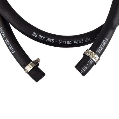 Fuel Gun with 3/4" Rubber Hose & Tank Adaptor Set - Best4Trade-Retail Tech Hose & Fittings