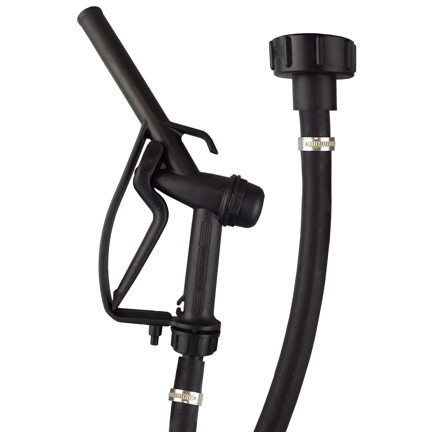 Fuel Gun with 1" Rubber Hose & Tank Adaptor Set - Best4Trade-Retail Tech Hose & Fittings