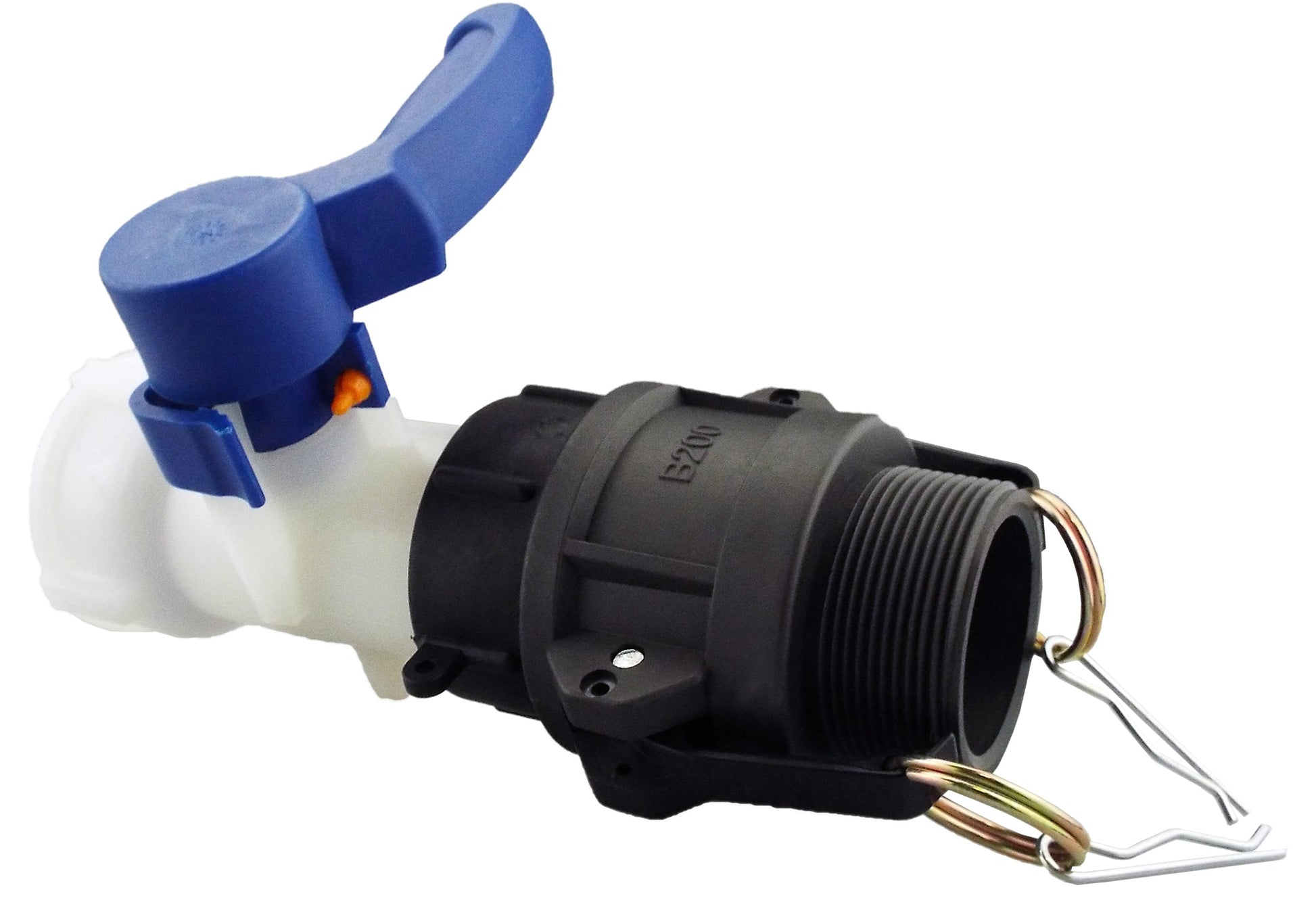 IBC 2” S60X6 Valve with IBC S60X6 - 2” Camlock Fitting and 2” BSP Type B Camlock - Best4Trade-Retail
