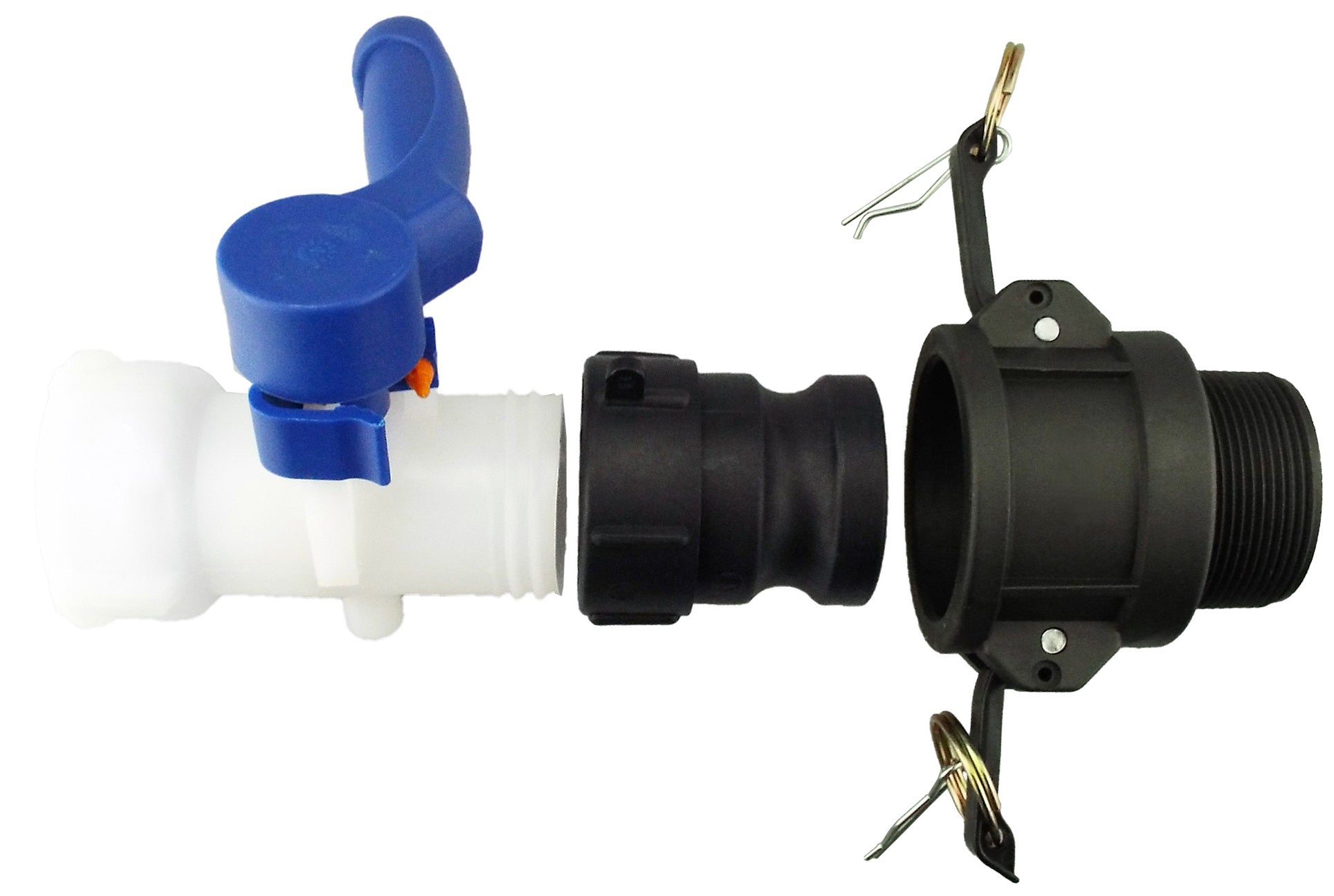 IBC 2” S60X6 Valve with IBC S60X6 – 1.5” Camlock Fitting 1.5” Type B Camlock - Best4Trade-Retail