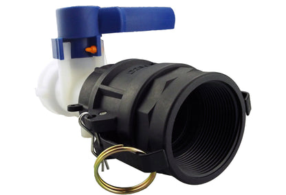 IBC 2” S60X6 Valve with IBC S60X6 - 2” Camlock Fitting and 2” BSP Type D Camlock - Best4Trade-Retail