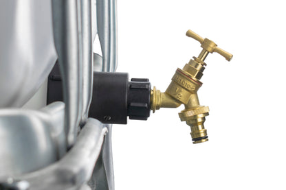 IBC 2” S60X6 - 1/2" BSPF Extender Adaptor with ½” BSP Brass Quick Connect Bib Tap - Best4Trade-Retail