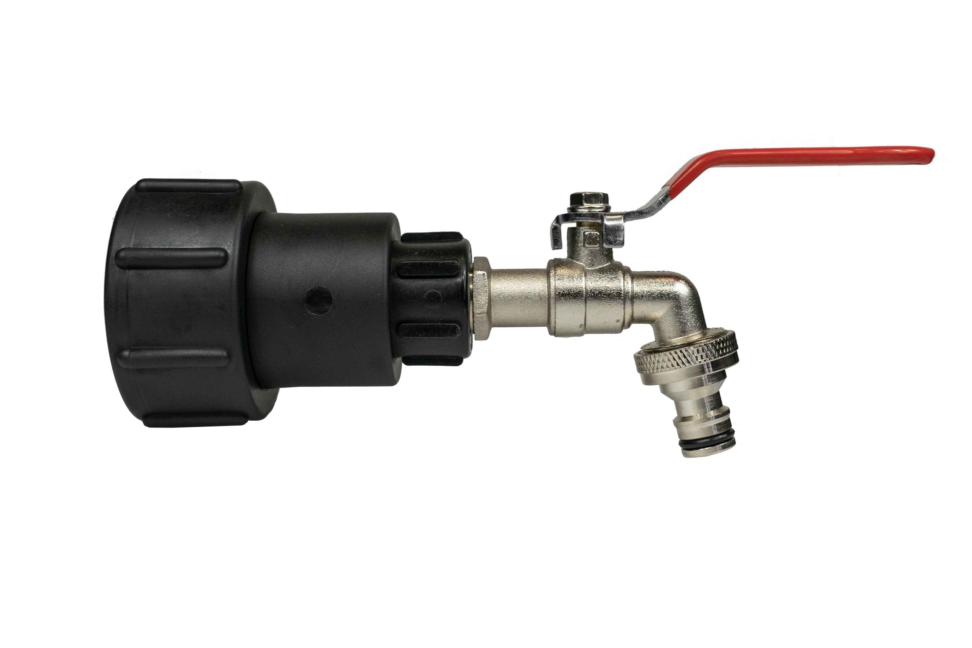 IBC 2” S60X6 - 1/2" BSPF Extender Adaptor with ½” BSP Quick Connect Lever Tap - Best4Trade-Retail