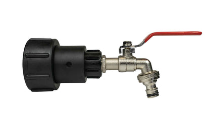 IBC 2” S60X6 - 1/2" BSPF Extender Adaptor with ½” BSP Quick Connect Lever Tap - Best4Trade-Retail