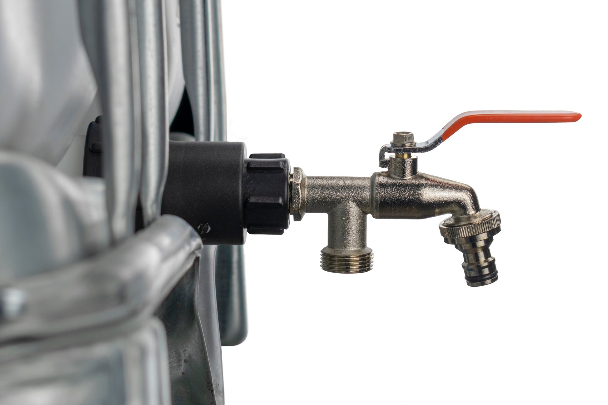 IBC 2” S60X6 - 1/2" BSPF Extender Adaptor with ½” BSP Double Lever Tap - Best4Trade-Retail