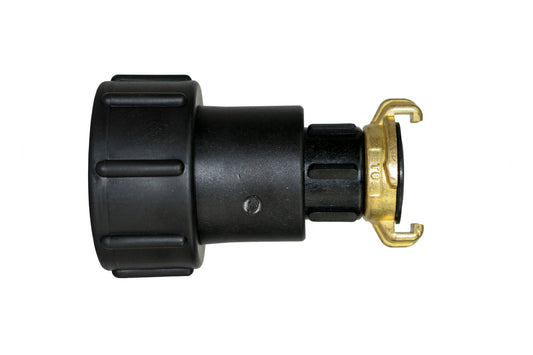 IBC 2” S60X6 - 1/2" BSPF Extender Adaptor with Geka Type Fitting - Best4Trade-Retail