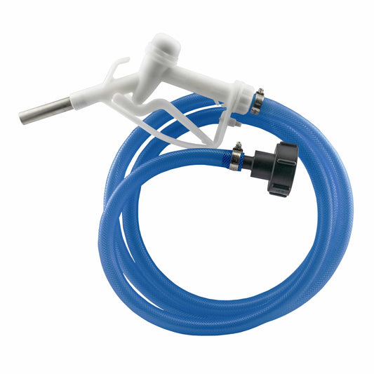 Ad-Blue Metal Fuel Gun White with ¾” Hose & Tank Adaptor Set - Best4Trade-Retail Tech Hose & Fittings