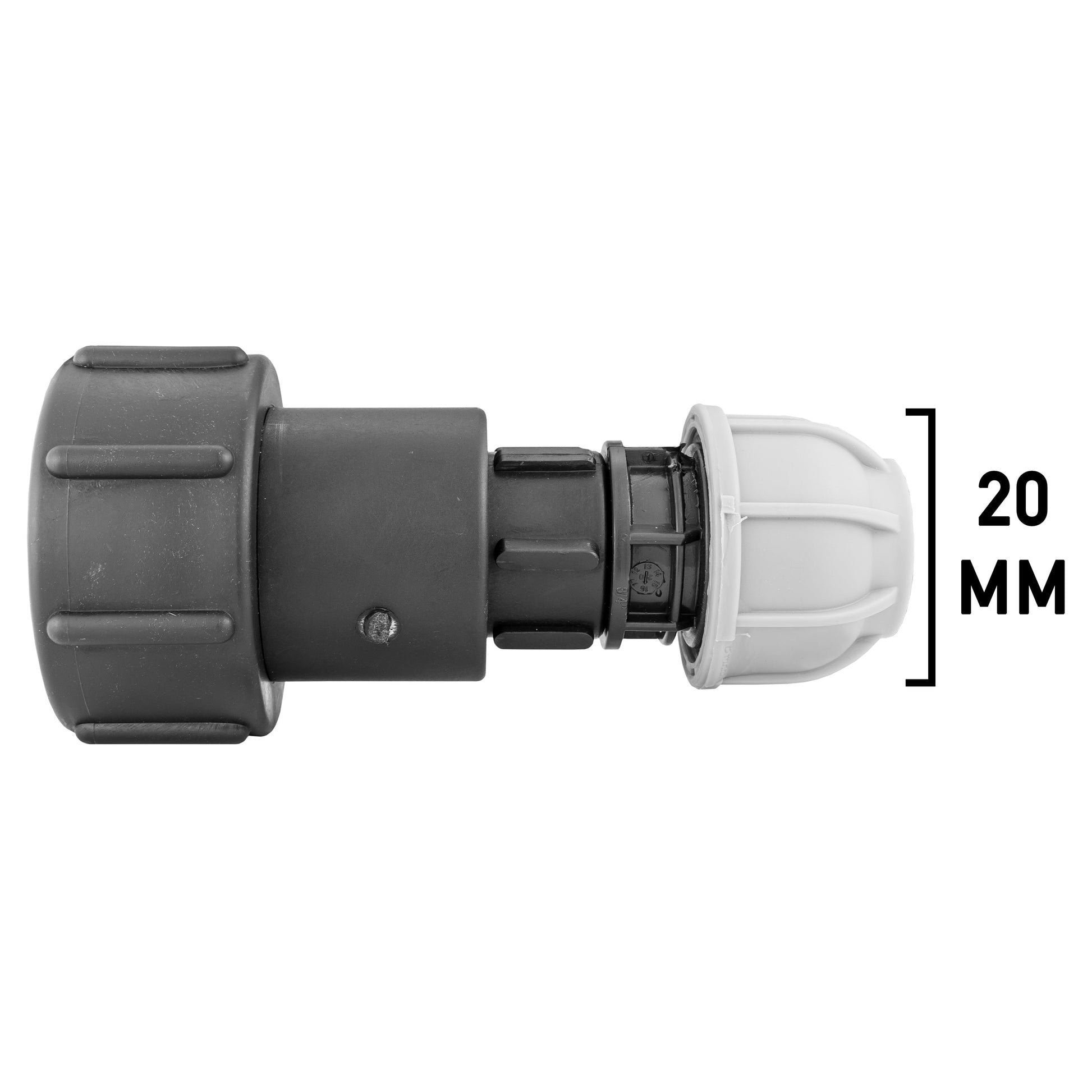 IBC 2” S60X6 – 3/4" BSPF Extender Adaptor with MDPE Straight 20mm - Best4Trade-Retail